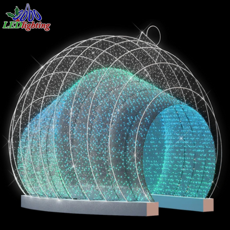 Oversized Christmas ball ornaments from an Alibaba International product listing