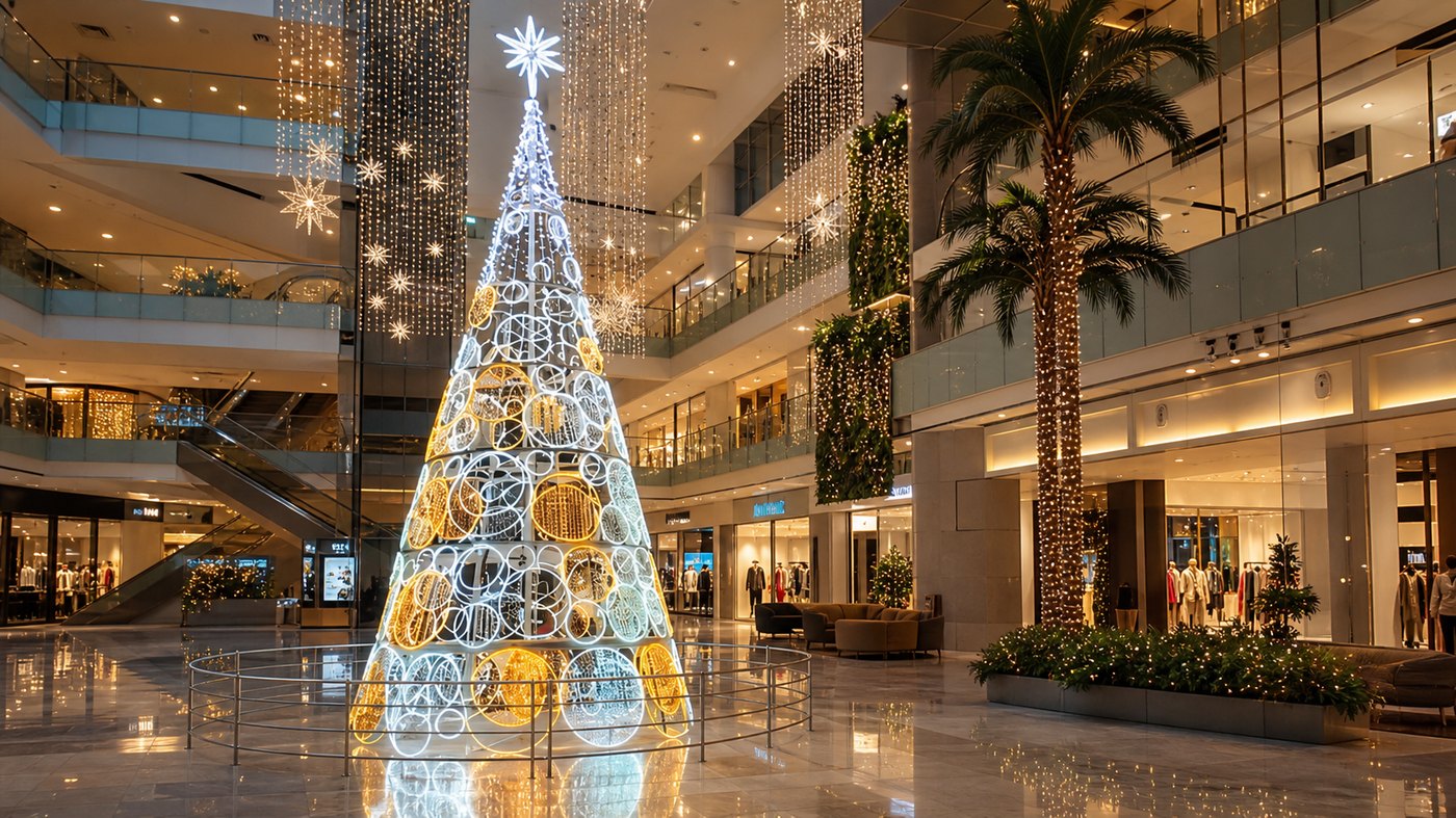 Commercial Cone Christmas Tree Light OB-SDS-26012