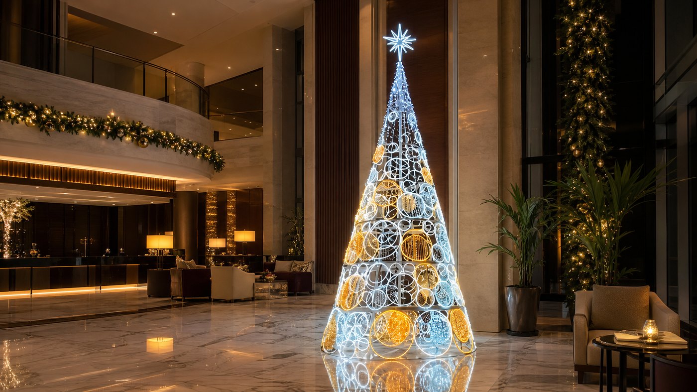 Commercial Cone Christmas Tree Light OB-SDS-26012